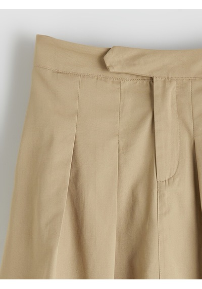 Lcw Modest Haki Loose Fit Pileli Etek