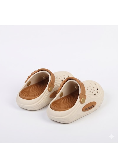 Pico Kids Twng Eva Plaj Havuz Okul Kreş Erkek Çocuk Sandalet Terlik Ekru-taba