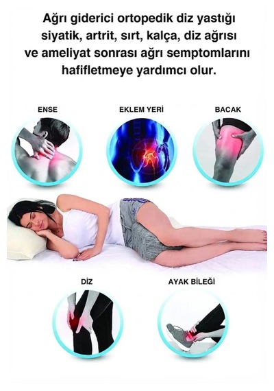Diz Arası Yastık Antrasit