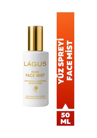 Lágus Gül Mayalı Nemlendirici ve Canlandırıcı Bakım Yüz Spreyi 50 ML