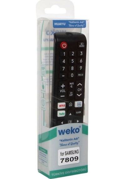 Samsung Uyumlu H01315a - Aa59 01180a- Bn59 01315a - Un5ruza - Ru710d Netflix-prime Video-hulu Tuşlu Lcd-led Tv Kumanda