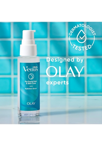 Hyaluronik Asit Dokunuşlu Yüz Hidrasyon Serumu, 1.5 Oz Şişe, Dermaplaning Sonrası Aracı Kullanın, Dermaplaning Ne