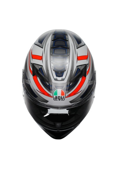 Agv Kask K3 Space Matt Whıte Red Fluo Renkli