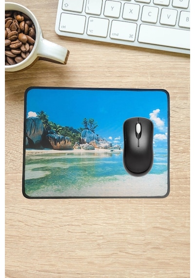 Durukar 25x32 Cm Küçük Boy Mouse Pad Manzara Ada