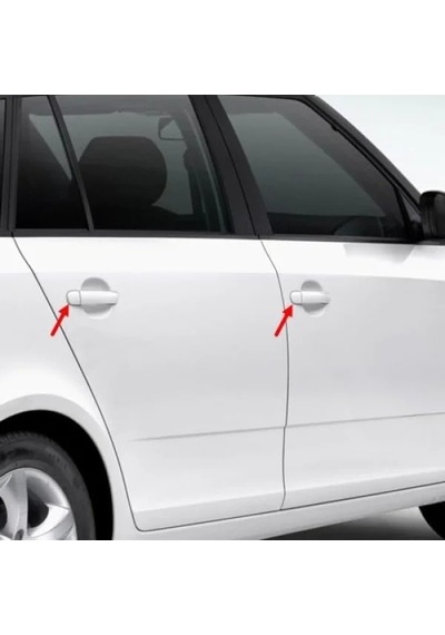 Dış Kapı Kolu Kapağı Uyumlu 3b4839879a 2007-2014 Model Araçlar İçin