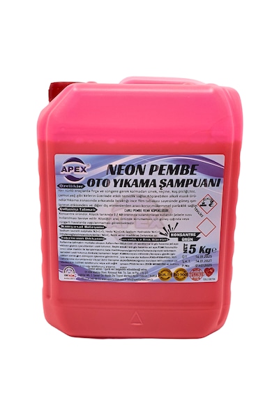 Pembe Renkli Oto Yıkama Köpüğü, 5 Kg Pembe Köpük Oto Yıkama