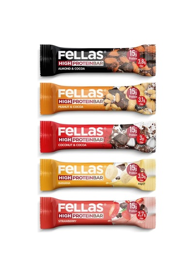 Fellas Yüksek Protein Bar Deneme Paketi X 5 Adet 4'li Paket