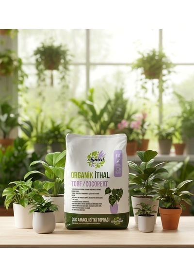 5 Litre Organik İthal Çok Amaçlı Bitki Toprağı - Çiçek, Sebze