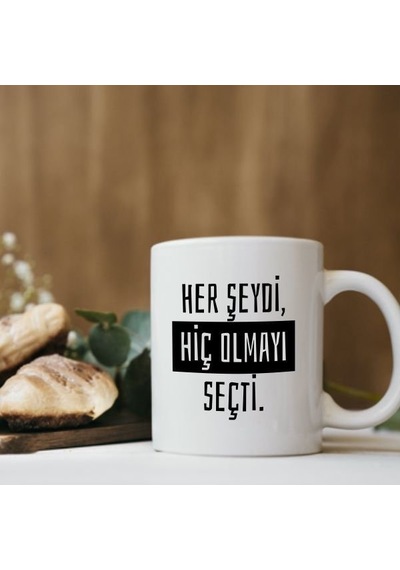 Duvar Yazısı Baskılı Kupa Bardak-10