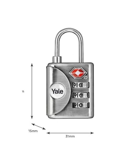 Yale Kontrol Göstergeli Şifreli Asma Kilit Tsa Onaylı Enka594