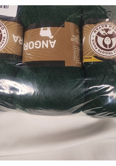 Angora Zümrüt Yeşili El Örgü İpi 3 Adet - Renk: 088