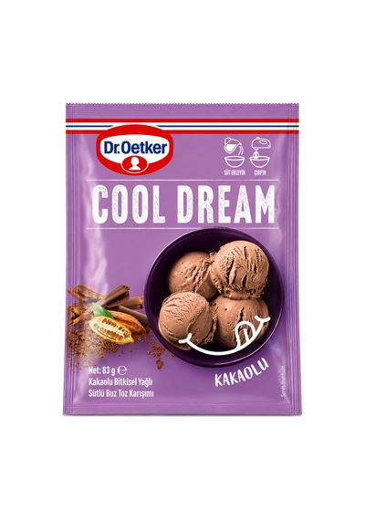 Cool Dream Kakaolu Dondurma Karışımı 83 G Yoğun Çikolata Lezzeti, Evde Kolay Hazırlanır - 886100674