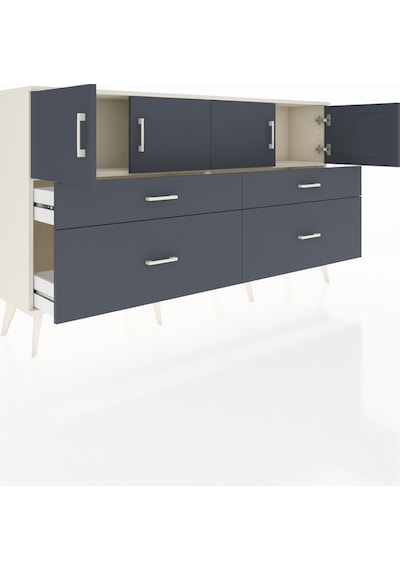 Arges Konsol 2 Raflı 4 Çekmeceli 4 Kapaklı 176x30x99 Aytaşı-antra Aytaşı-antrasit Arges Konsol 2 Raflı 4 Çekmeceli 4 Kapaklı 176x30x99 Aytaşı-antra Aytaşı-antrasit