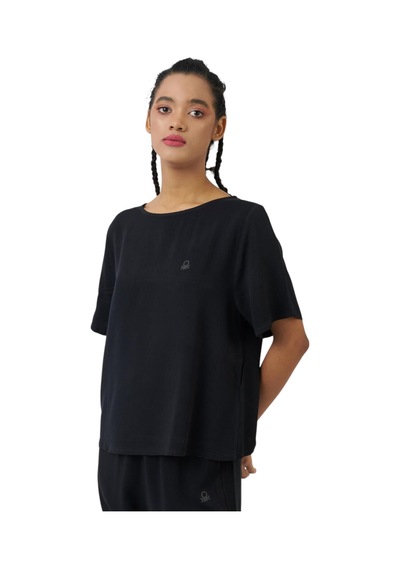 United Colors Of Benetton Kadın T-shirt Bnt-w21066 SIYAH