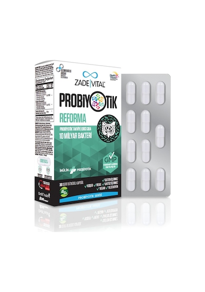 Zade Vital Probiyotik Reforma 30   Kapsül