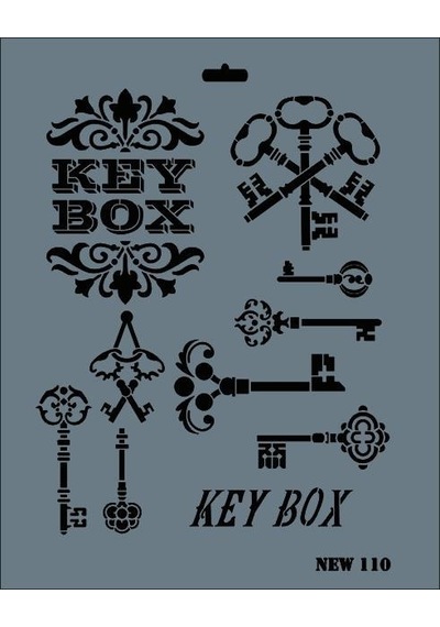 New Seri N-110 Stencil 35x25 Cm