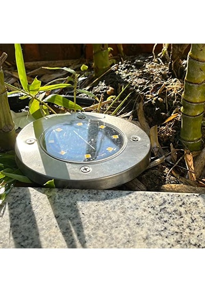 Ayrex Jsdoin Solar Lights Dış Mekan Bahçe Tavan Lambası, Güneş Enerjisiyle Çalışan 8 Led, Peyzaj, Yürüme Yolu