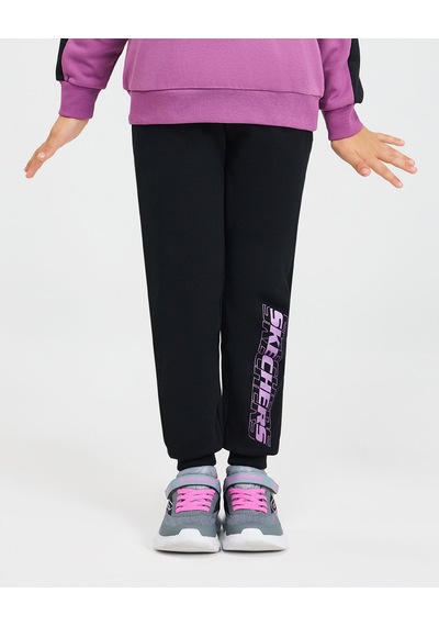Skechers G 2xı-lock Jogger Sweatpant Büyük Kız Çocuk Siyah Eşofman Altı Sk242054-001 Siyah