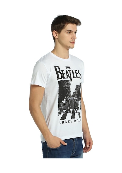 Bant Giyim - Beatles Beyaz Erkek T-shirt Tişört Beyaz