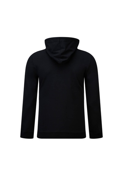 Hatemoğlu Siyah Regular Fit Baskılı Kapüşonlu Sweatshirt 2977611 Siyah