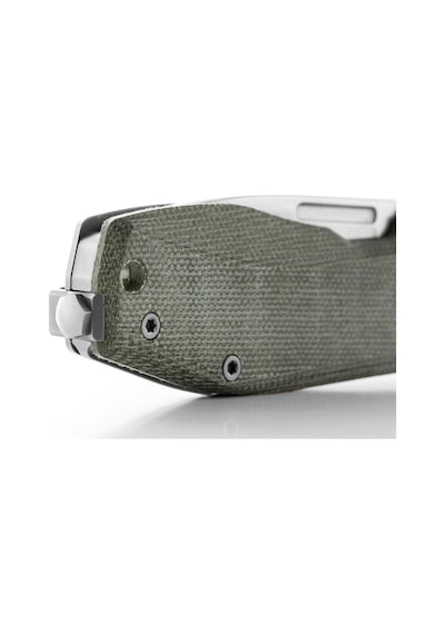 Lionsteel Nano Green Canvas Kamp Çakı Gümüş - Yeşil