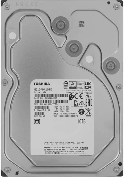 Toshıba Enterprıse, Mg10ada10te, 3.5&amp Quot , 10tb, 512mb 7200