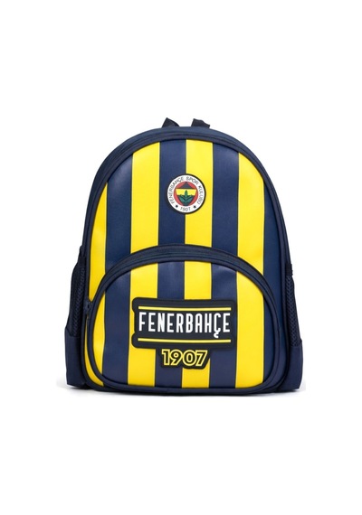 Fenerbahçe Lisanslı Çubuklu Anaokulu Çantası Karışık Renkli