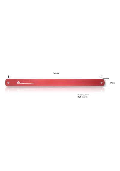 Mte 500x40x2 Mm Z:6 Makine Testeresi Hss