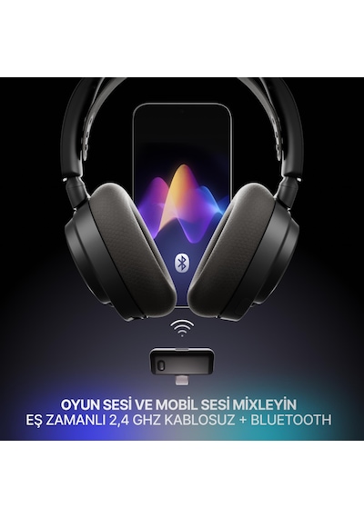 Steelseries Arctis Nova 7 Gen 2 Wireless Oyun Kulaklığı - Siyah