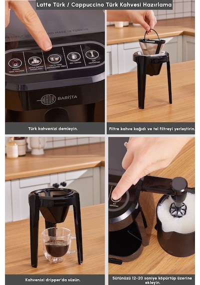 Karaca Hatır Barista Cappuccino ve Türk Kahve Makinesi