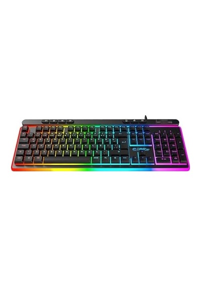 K1 360 Özelleştirilebilir Rgb & Yazılımlı Full Membran 104+7 Tuşlu Ekstra Multimedya/rollover Ses Kontrol Mekanizmalı Gaming Klavye