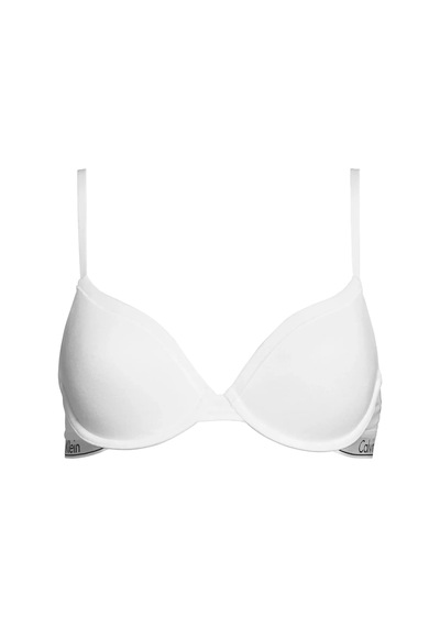 Calvin Klein Modern T Shırt Bra Kadın Beyaz Sütyen