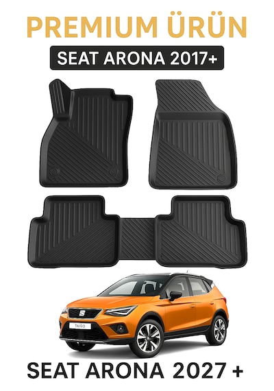 Seat Arona 2017+uyumlu 3d Oto Paspas Premium