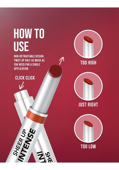 Sheer Up Intense Lipstick -008 Hot Topıc Çok Renkli