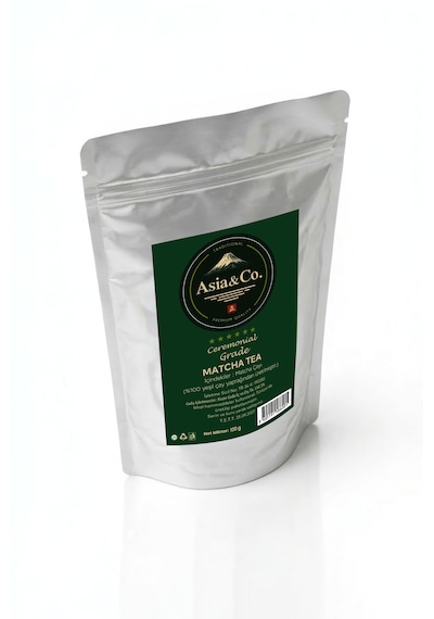Asia&co Ceremonial Grade Matcha 100g %100 Saf Japon Matcha