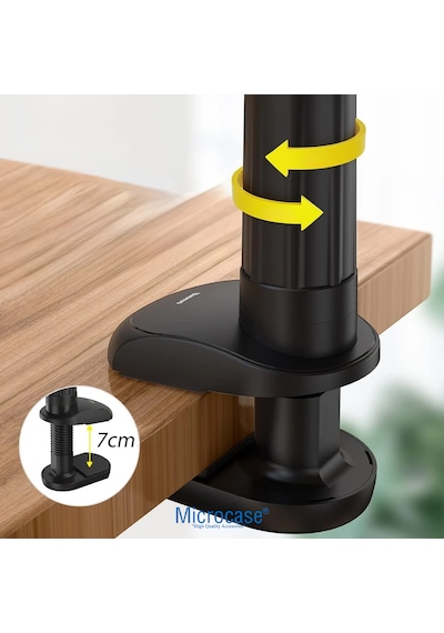 Microcase 360 Döner Başlıklı Masa Üstü Tablet Tutucu Katlanabilir Akrobat Tablet Standı - Al5725