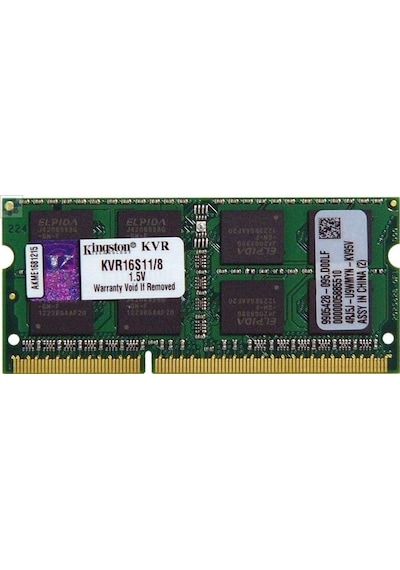 Kingston KVR16S11/8 8 GB DDR3 SODIMM 1600 MHz Notebook Bellek