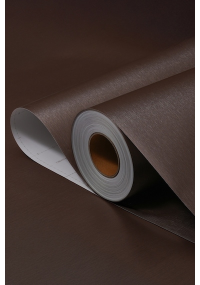 Yapışkanlı Folyo - Premium Metal Bronz Pvc Kaplama - Mobilya Duvar Kapı - 120cm Genişlik - Pm979 120 X 700 Cm
