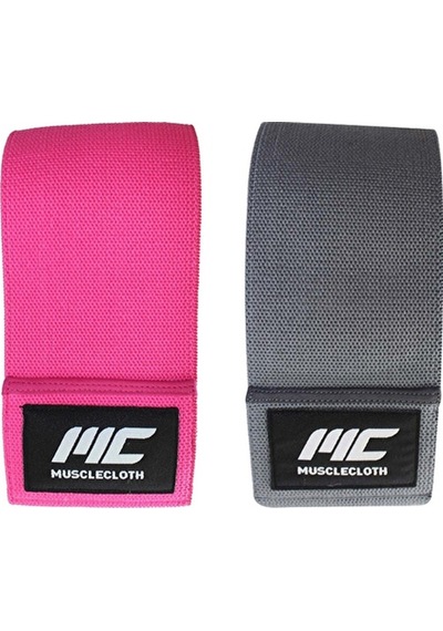 Musclecloth 2'li Loop Band Seti Orta-sert Pembe