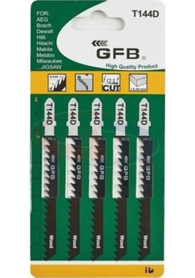 Gfb Ahşap Dekupaj Ağzı T144-D 5'Li Paket