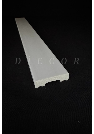 Diecor Dekoratif Boyanabilir 20 Adet 4 Cm Polistren Duvar Çıtası Beyaz 4 Cm Model:xa154