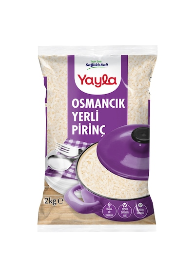 Yayla Yerli Pirinç Osmancık Bölgesi Mahsulü 2 Kg - 7 Adet Tarı