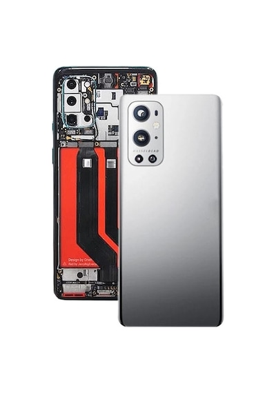 Maiyame Oneplus 9 Pro İçin Tam Uyumlu Pil Arka Kapak Gümüş - Kamera Lensli, Hasarlı Kapakları Değiştirin, Fonksiyonel Ve Kontrol Edilmiş Gümüş