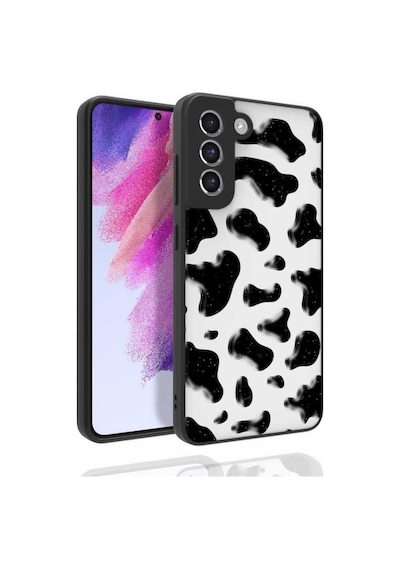 Galaxy S21 Fe Kılıf Desenli Kamera Korumalı Parlak Zore Nora Kapak NO2
