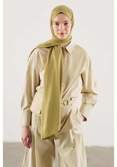 Defacto Fresh Scarfs X Defacto Premium Zümrüt Keten I1758ax26smgn2 Yeşil-gn2