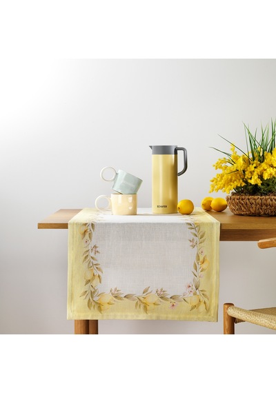 Schafer Home Lemon Baskılı Runner 50x150 Cm 1 Parça Sarı