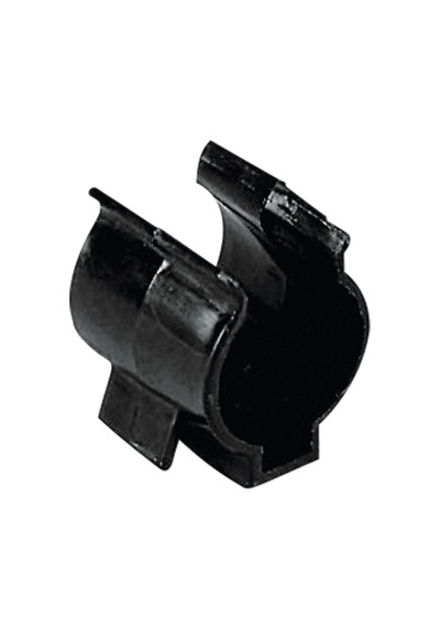 Plastic Support Clip. Adjustable. 25/32mm. Black