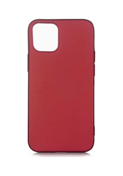 Apple Uyumlu iPhone 12 Kılıf Zore Premier Silikon Kapak Mürdüm