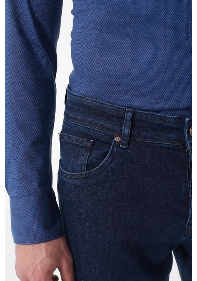 Bisse Erkek 5 Cepli Yıkamalı Jean Denim Pantolon Koyu Lacivert Pnj25k25202 40 K.Lacivert