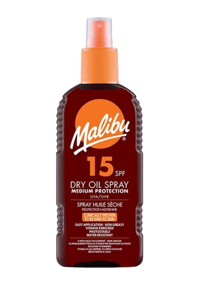 Malibu Güneş Koruyucu Dry Oil Bronzlaştırıcı Sprey SPF15 200ml